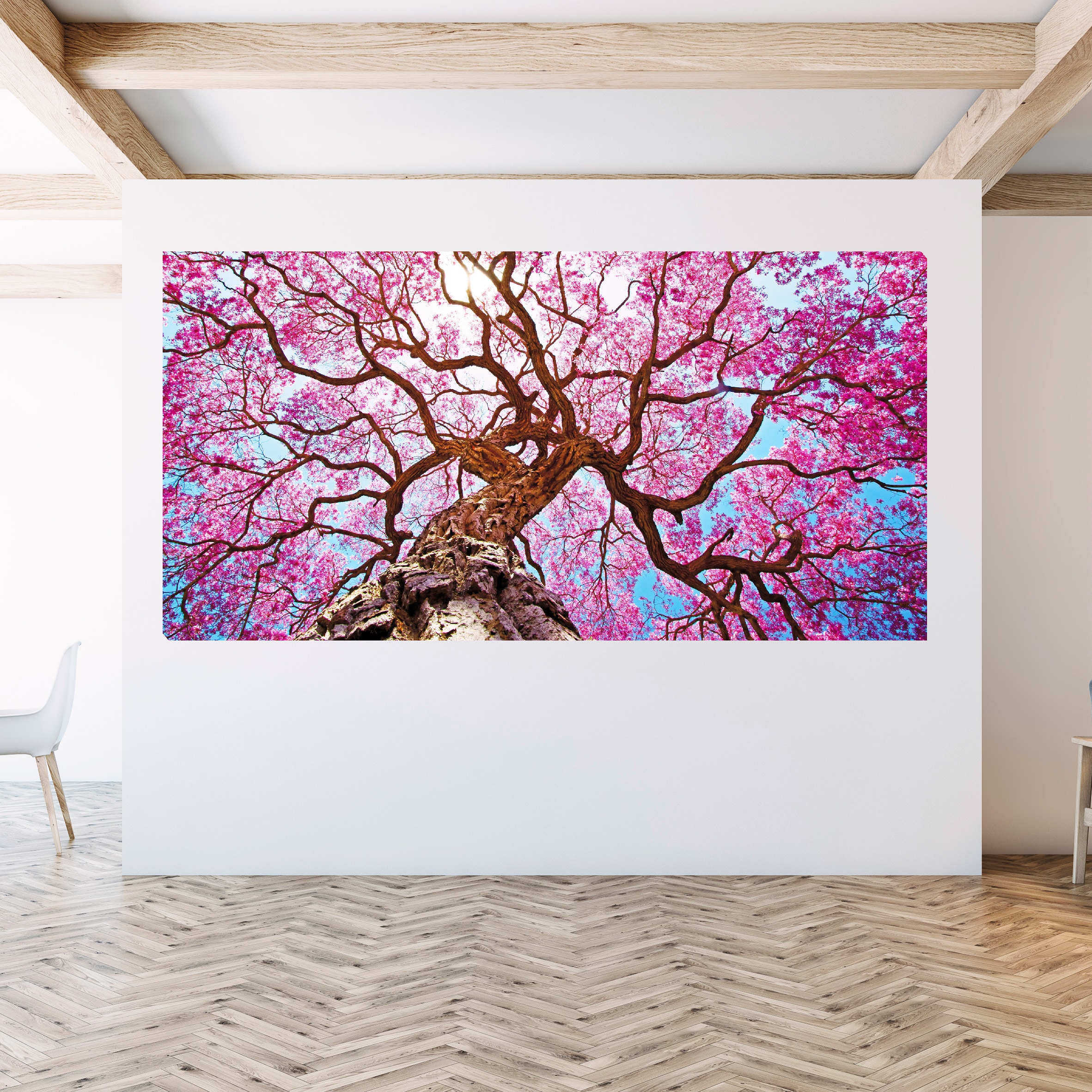 Canvas schilderij doek boom bloesem - Afbeelding 2