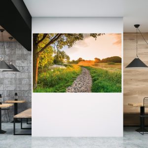 Muursticker canvas weiland strand pad 10A